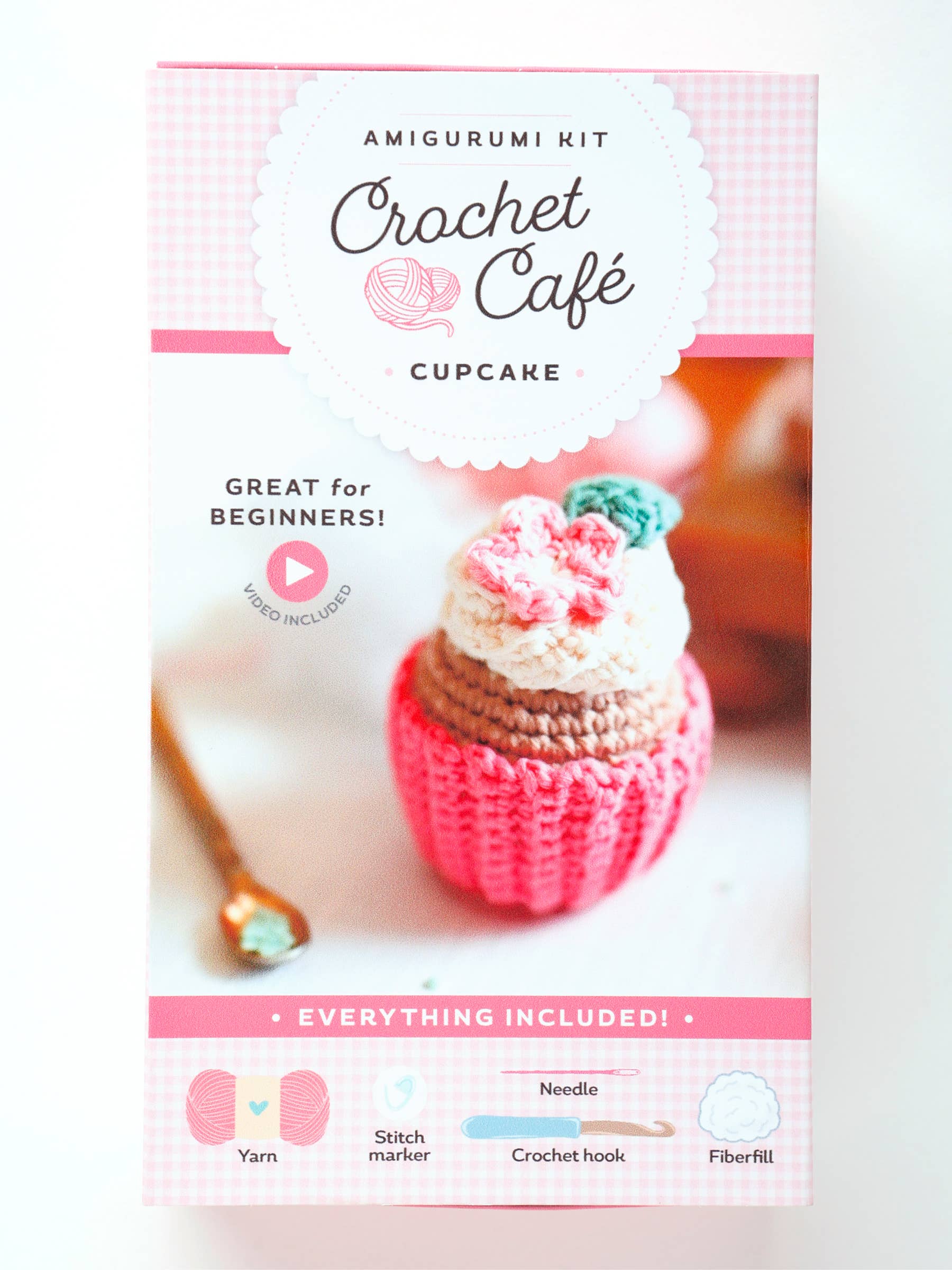 Schiffer Publishing Crochet Café Amigurumi Kit Cupcake Craft Kits