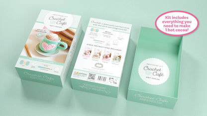 Schiffer Publishing Crochet Café Amigurumi Kit Hot Cocoa Craft Kits