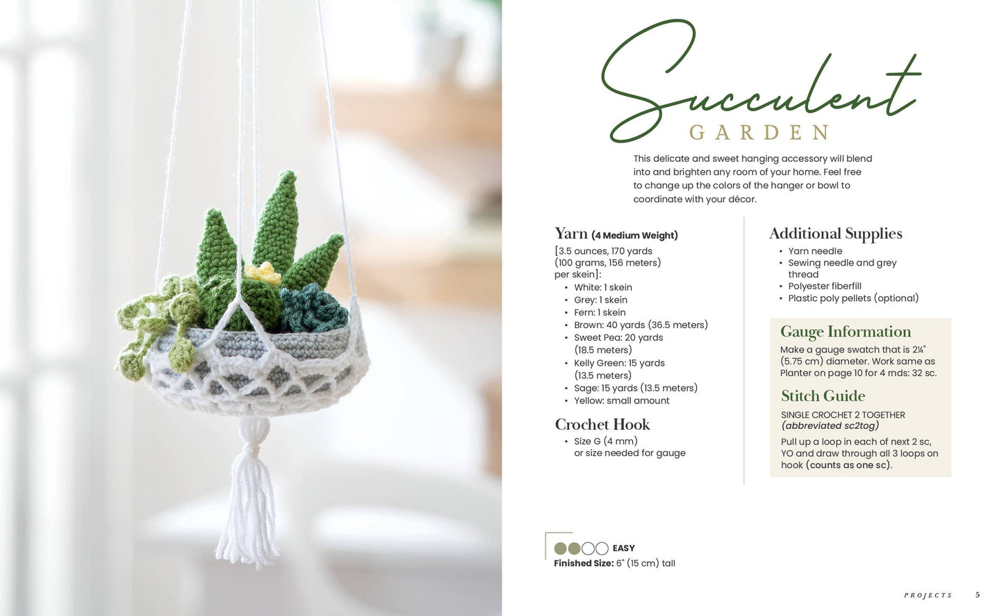 Schiffer Publishing Modern Crochet Garden Book