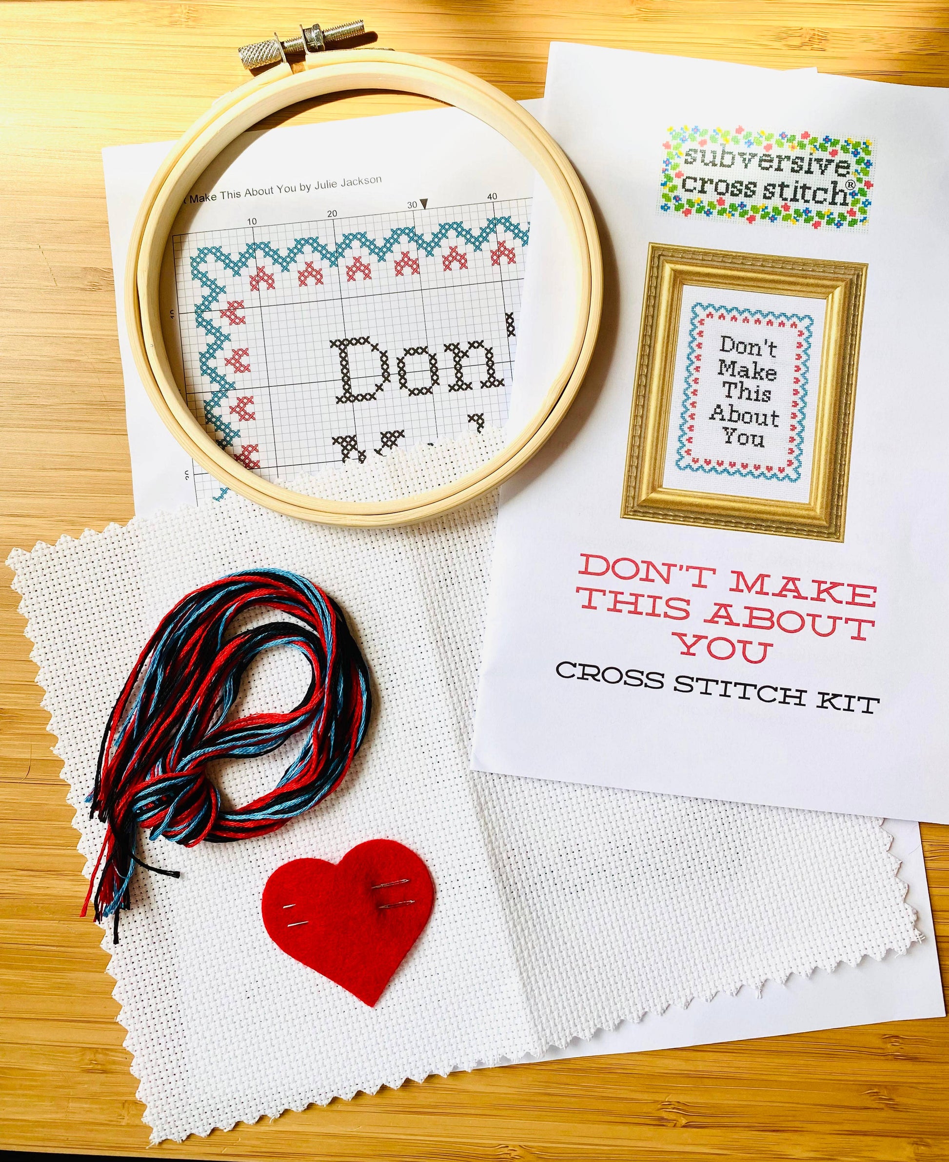 Subversive Cross Stitch Other People Ruin Everything Cross Stitch Kit