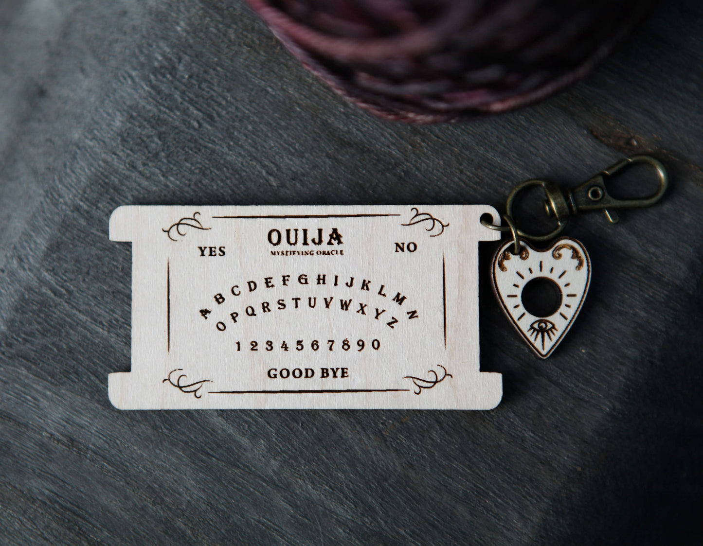 Sunrise Grove WPI Ruler - Wooden Ouija Board with Planchette Gauge Rulers