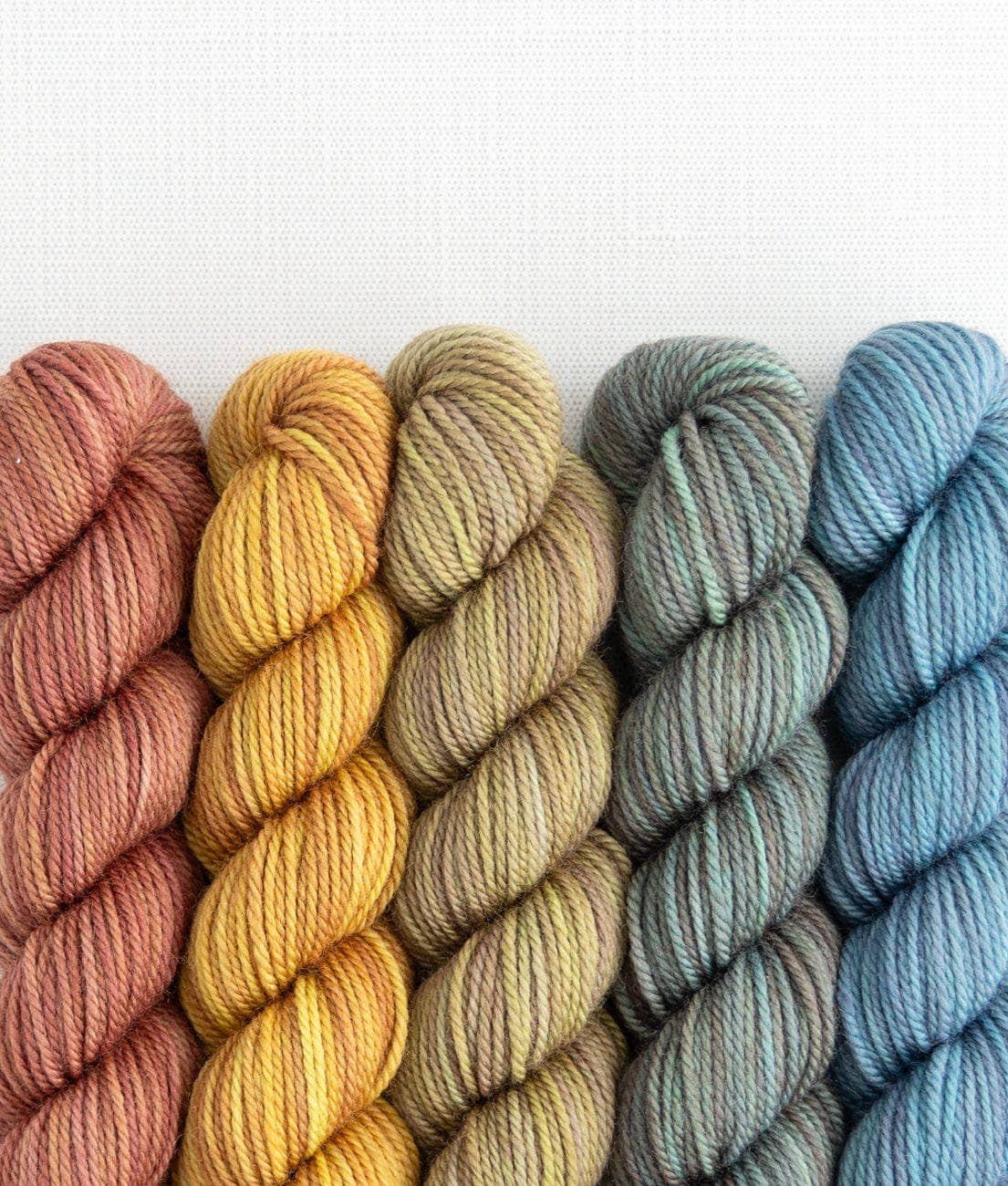 SweetGeorgia Yarns Inc. Blazing Trails Party of Five / Tough Love / Mini-Skein Set Yarn
