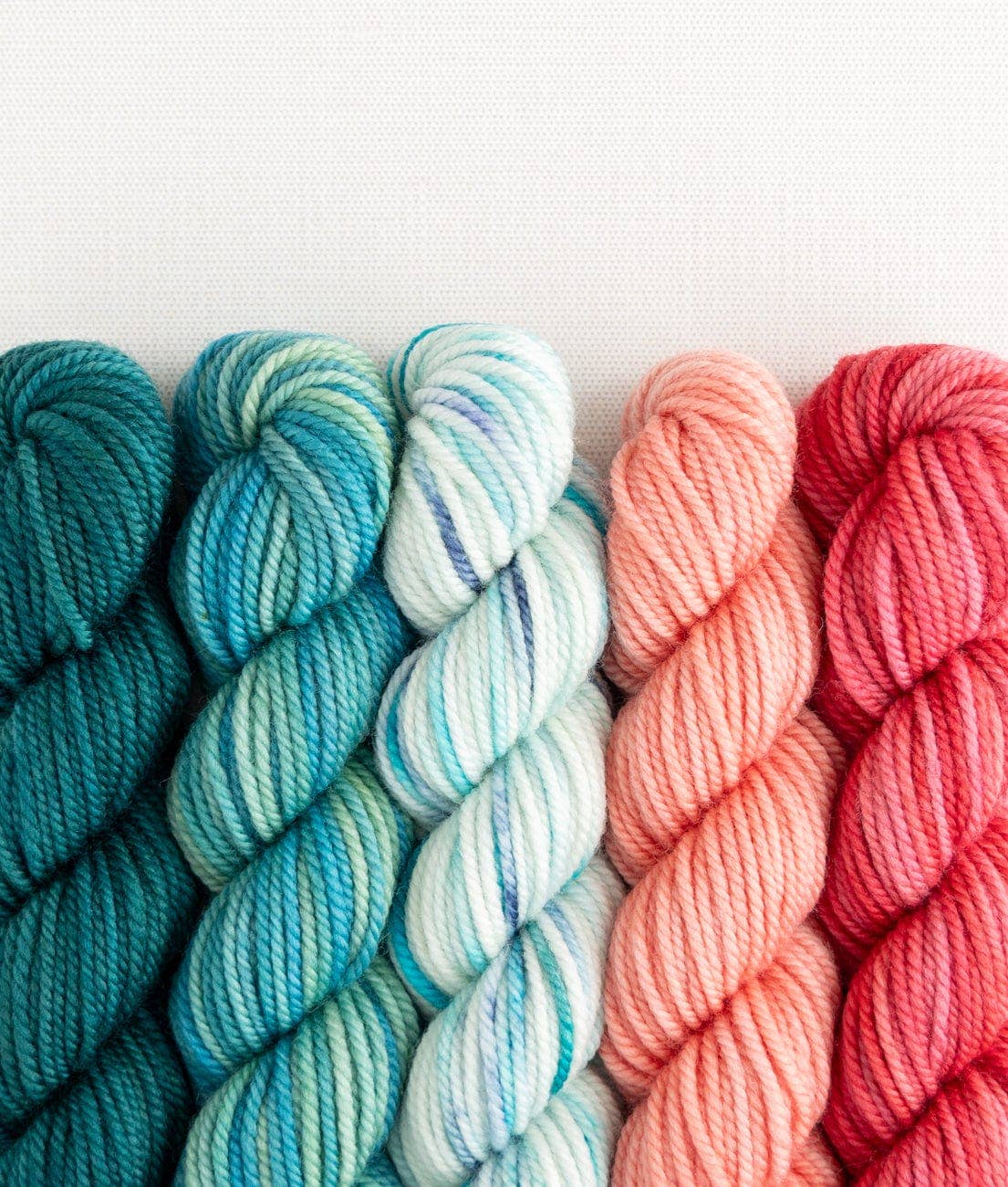 SweetGeorgia Yarns Inc. Party of Five / Superwash DK / Mini-Skein Set Yarn