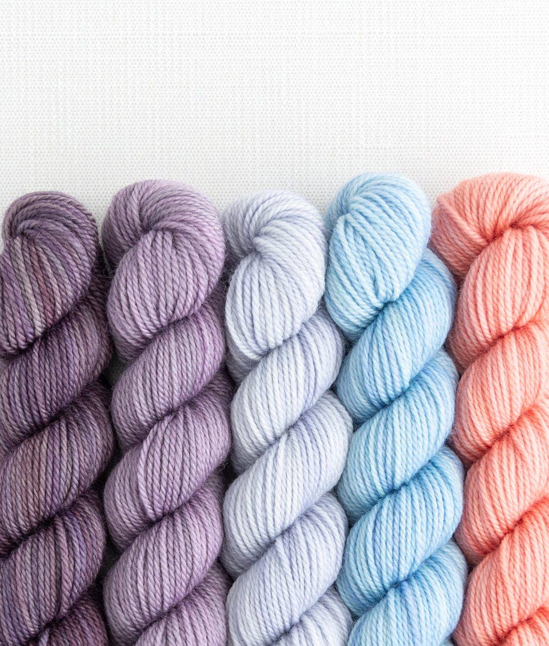 SweetGeorgia Yarns Inc. Party of Five / Tough Love / Mini-Skein Set Yarn