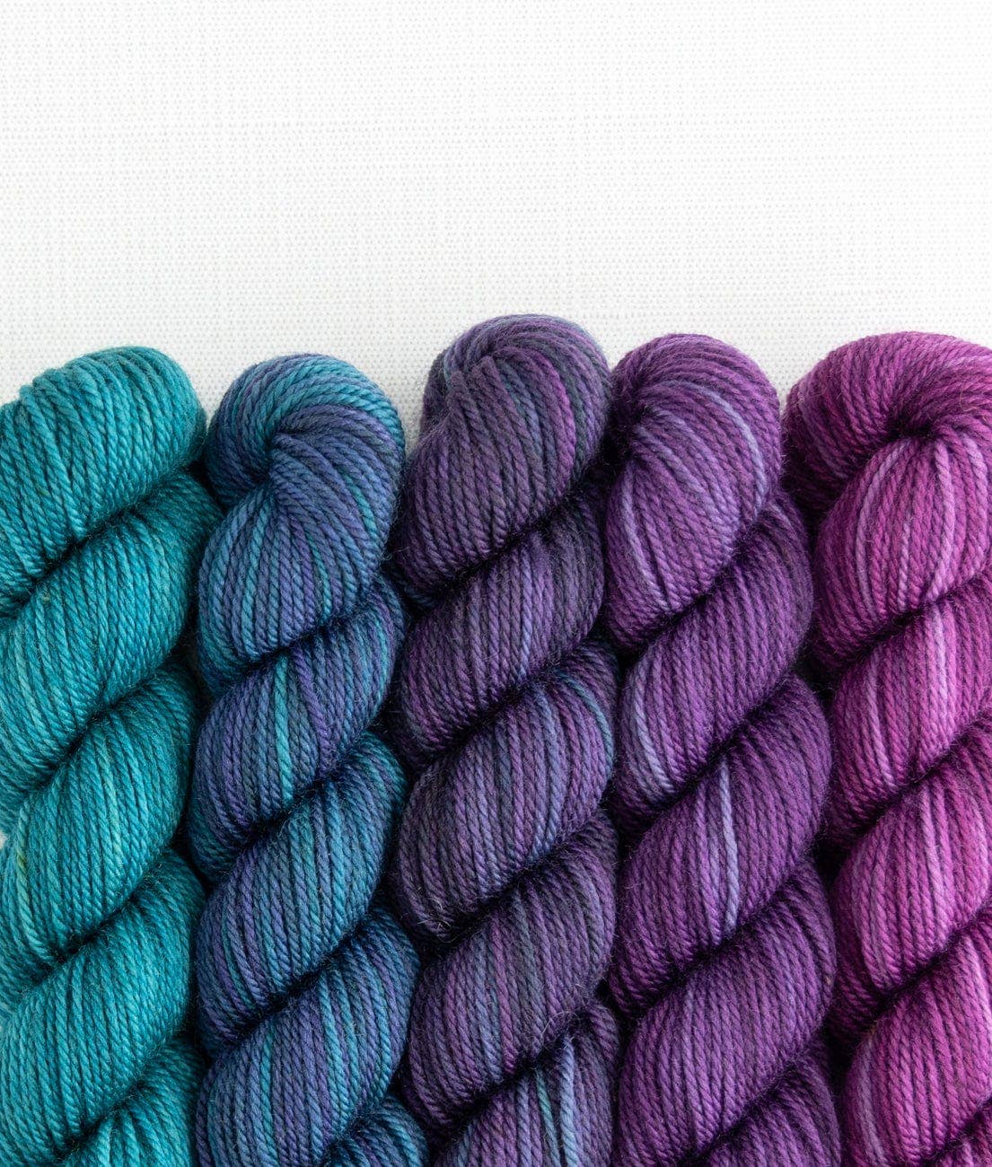 SweetGeorgia Yarns Inc. Party of Five / Tough Love / Mini-Skein Set Yarn