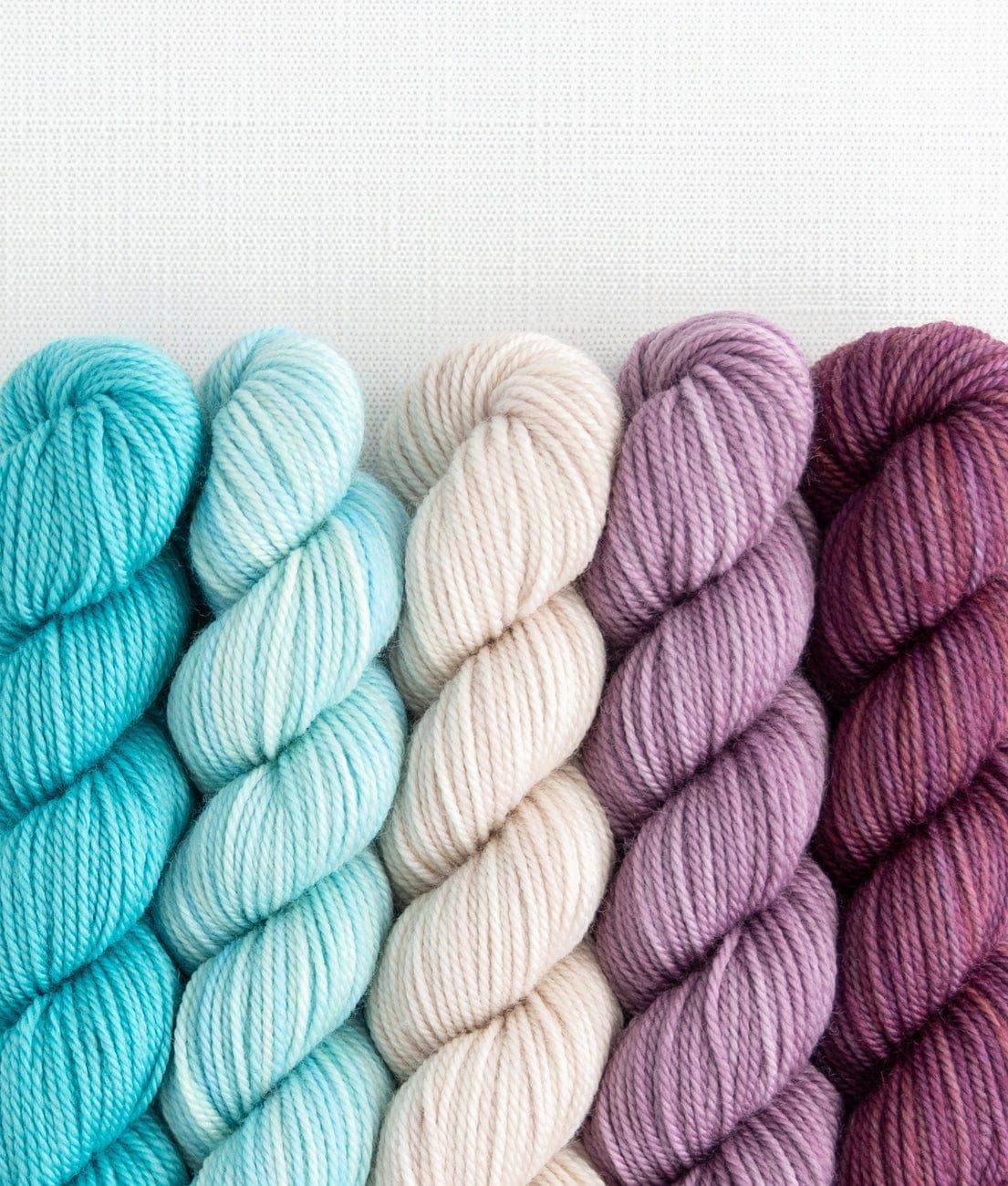 SweetGeorgia Yarns Inc. Party of Five / Tough Love / Mini-Skein Set Yarn