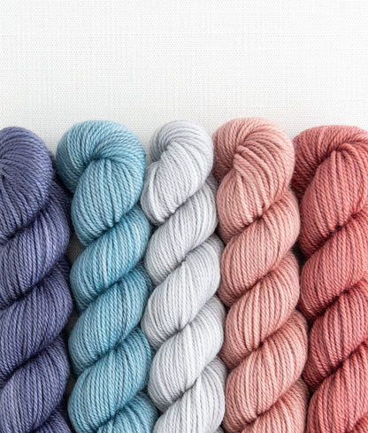 SweetGeorgia Yarns Inc. Party of Five / Tough Love / Mini-Skein Set Yarn