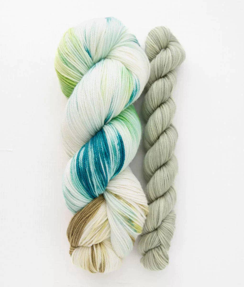 SweetGeorgia Yarns Inc. Sock Kit / Tough Love Sock / Midnight Fern