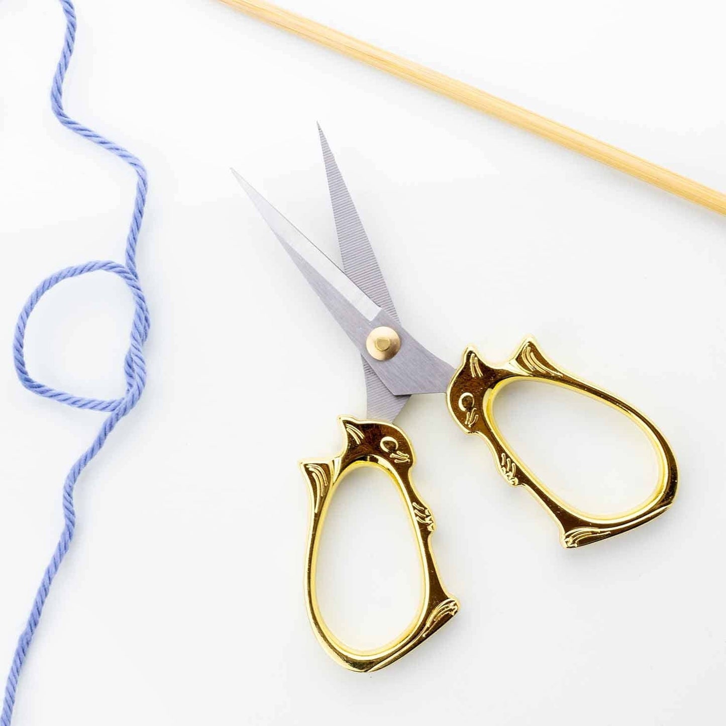 Twice Sheared Sheep Golden Cat Embroidery Scissors Scissors