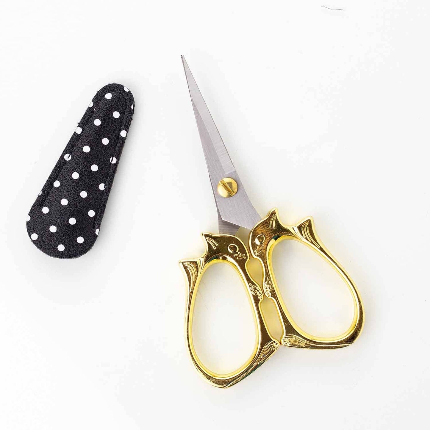 Twice Sheared Sheep Golden Cat Embroidery Scissors Scissors