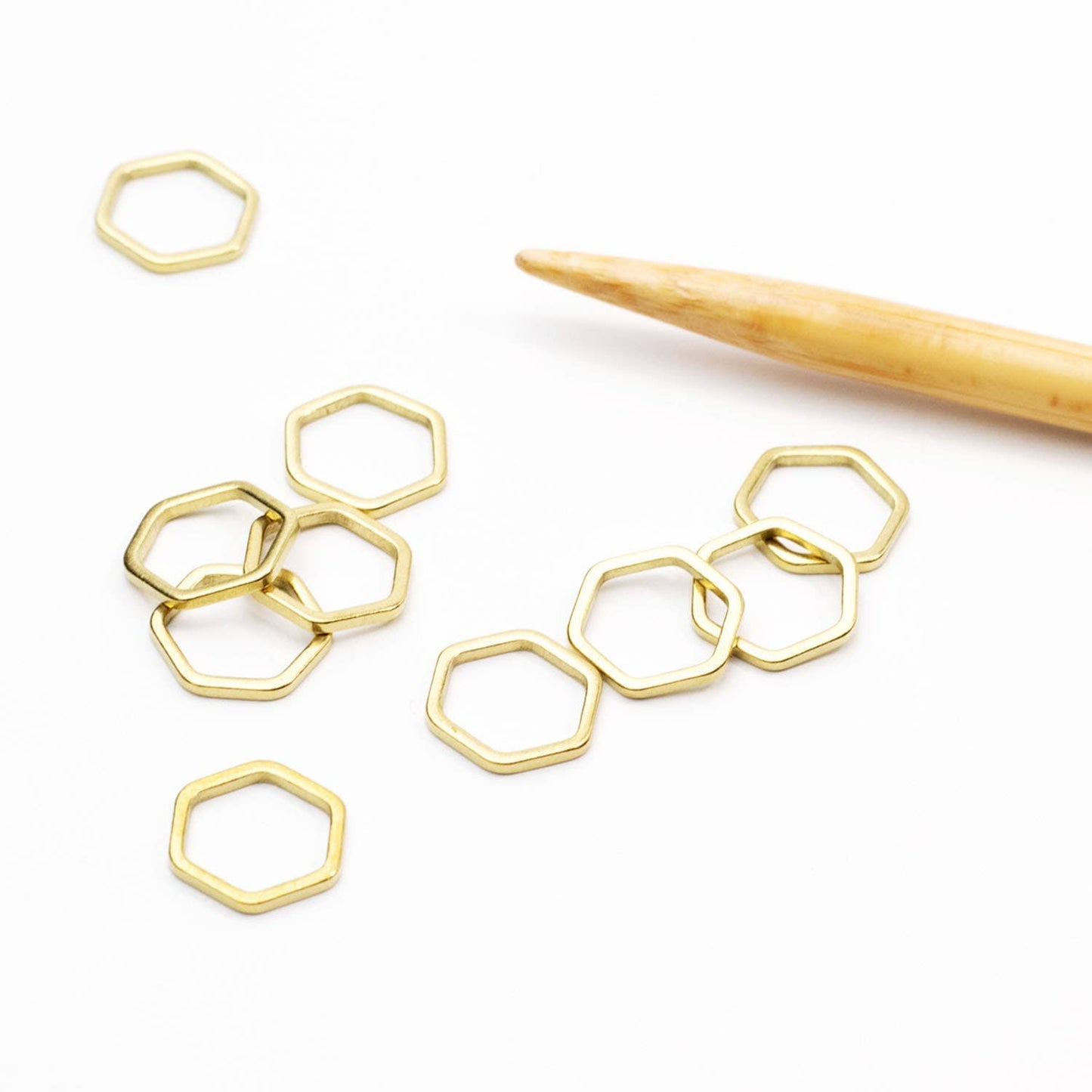 Twice Sheared Sheep Honeycomb Simple Stitch Markers Stitch markers