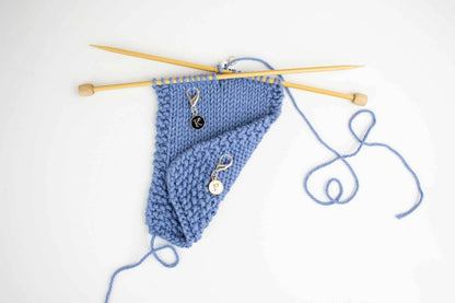 Twice Sheared Sheep Knit / Purl Reminder Clip Marker Set Stitch markers