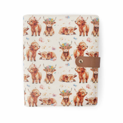 Twice Sheared Sheep Maisy Highland Cow Project Journal Planner for Knitters & Crocheters Journals