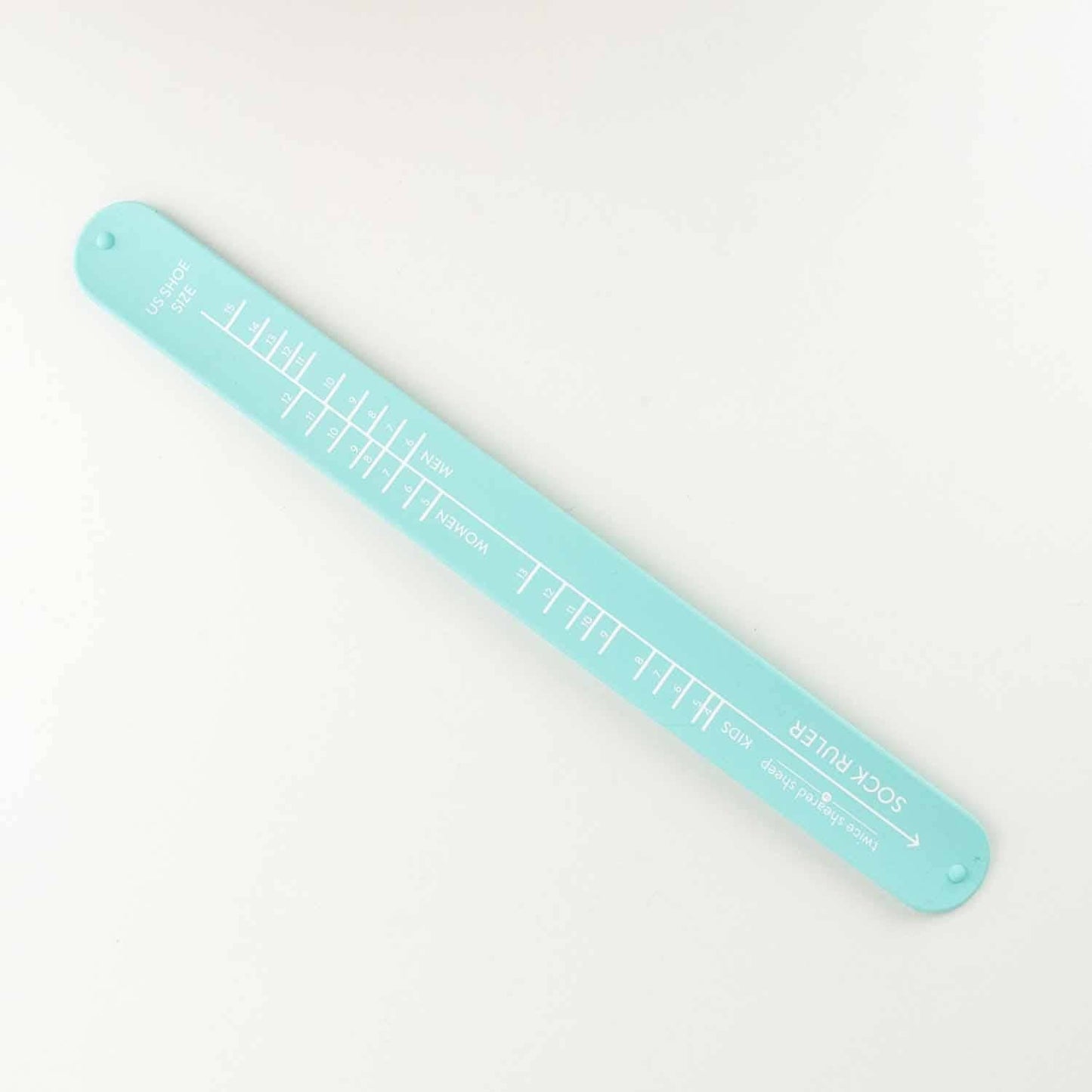 Twice Sheared Sheep Sock Ruler - Sock Sizing Bracelet Ruler: Lavender Sock Rulers