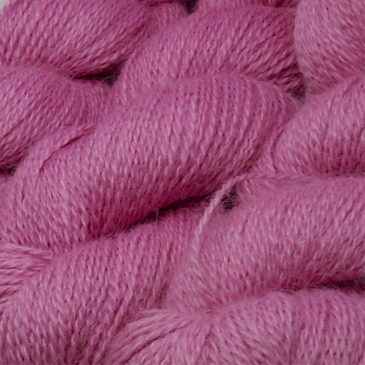 UK Alpaca Yarns Ltd Sea Pink Suri Alpaca 4-Ply Yarn