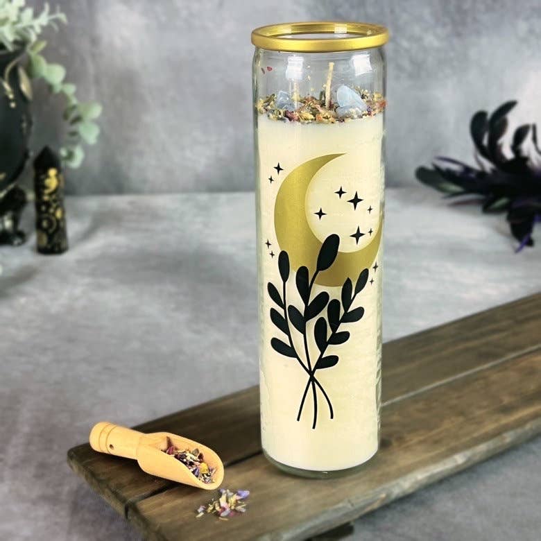 Witch Nook 100 Hour Crystal Intention Candle Candle