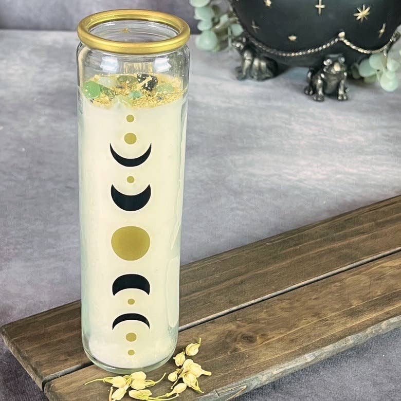 Witch Nook Prosperity 100 Hour Crystal Intention Candle Candle