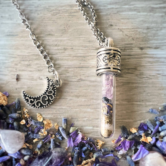 Witch Nook Spell Jar Necklace For Protection Necklace