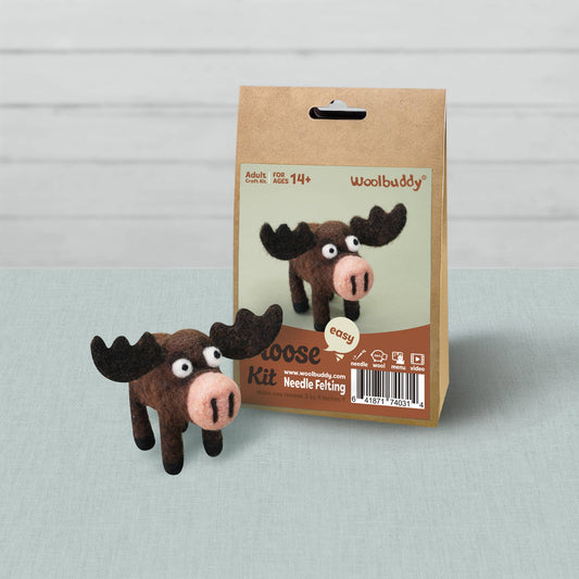 Woolbuddy DIY Needle Felting Kit - Moose Craft Kits