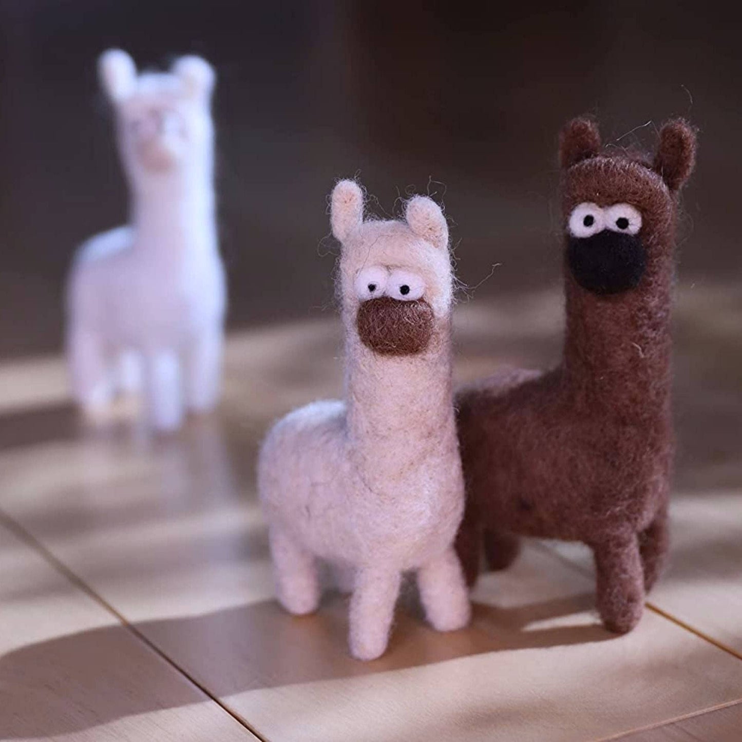 Woolbuddy Needle Felting Llama Kit Craft Kits