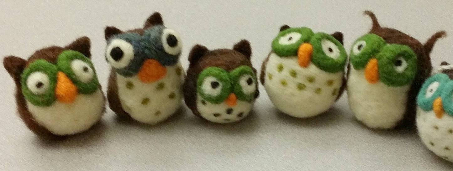 Woolbuddy Needle Felting Owl Kit Craft Kits