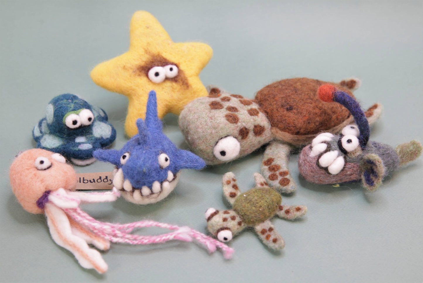 Woolbuddy Needle Felting Sea Collection Kit Craft Kits