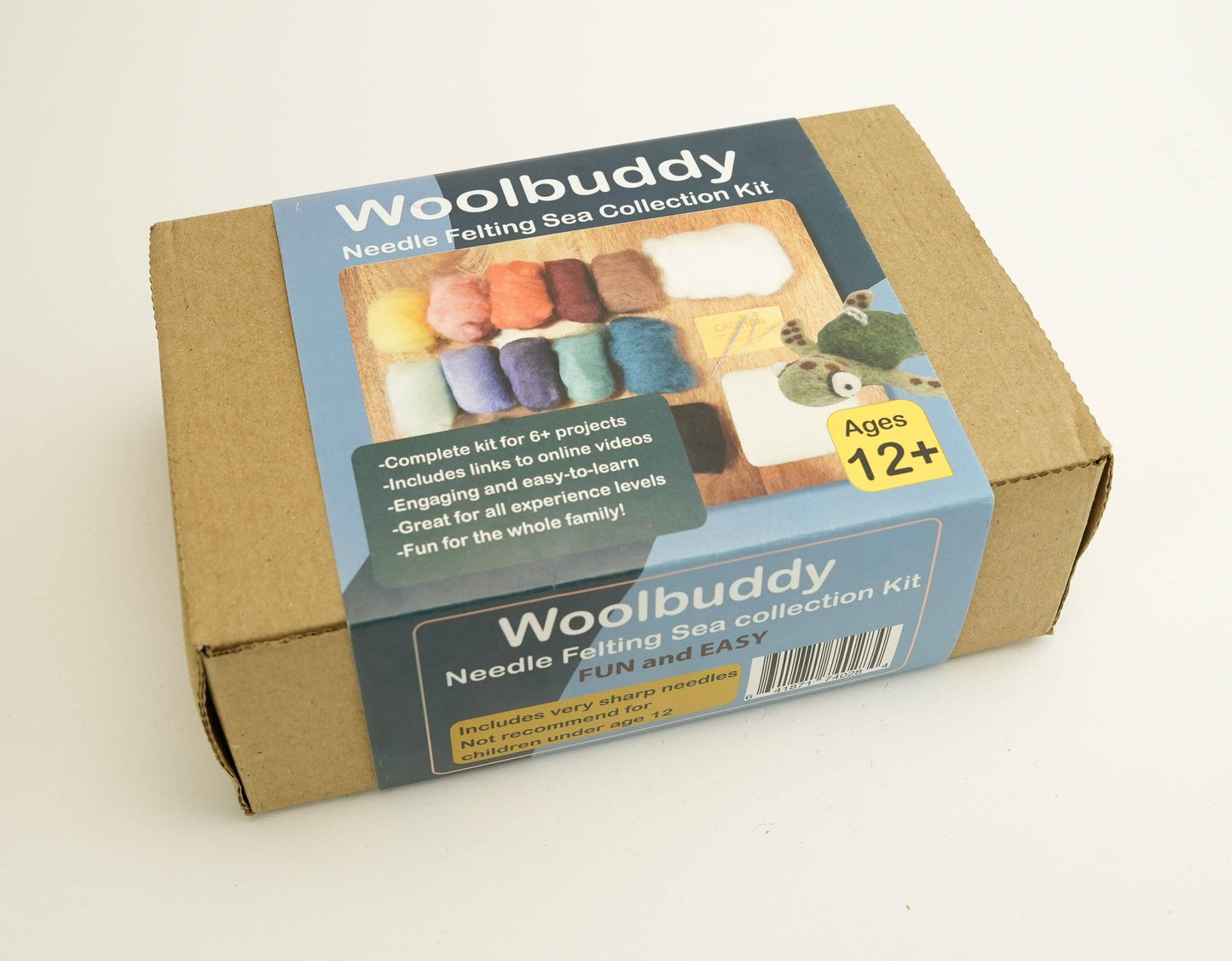 Woolbuddy Needle Felting Sea Collection Kit Craft Kits