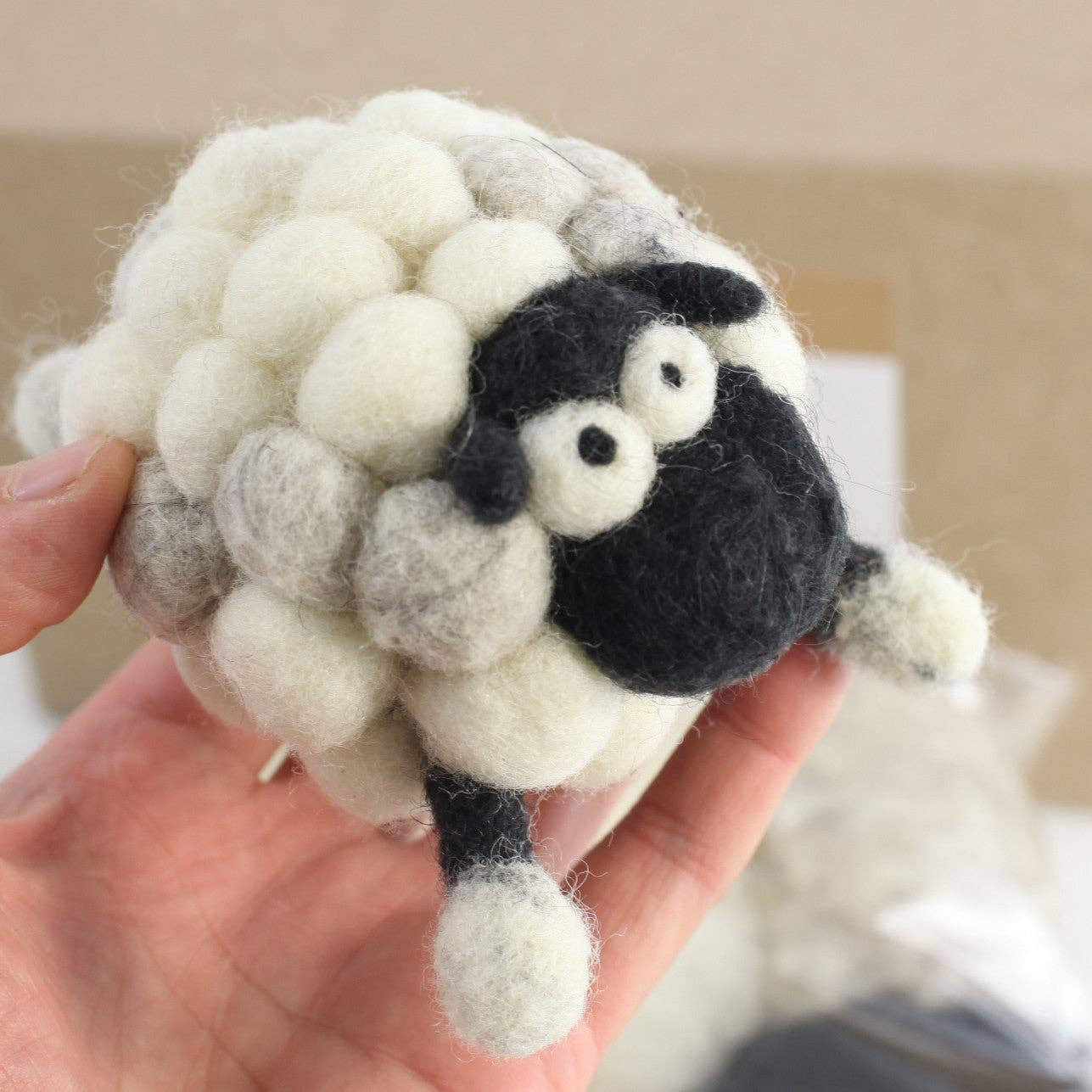 Woolbuddy Needle Felting Sheep Kit Craft Kits