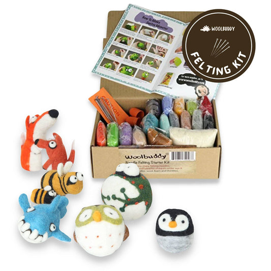 Woolbuddy Needle Felting Starter Kit Craft Kits