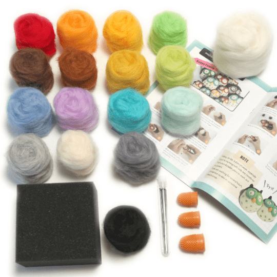 Woolbuddy Needle Felting Starter Kit Craft Kits