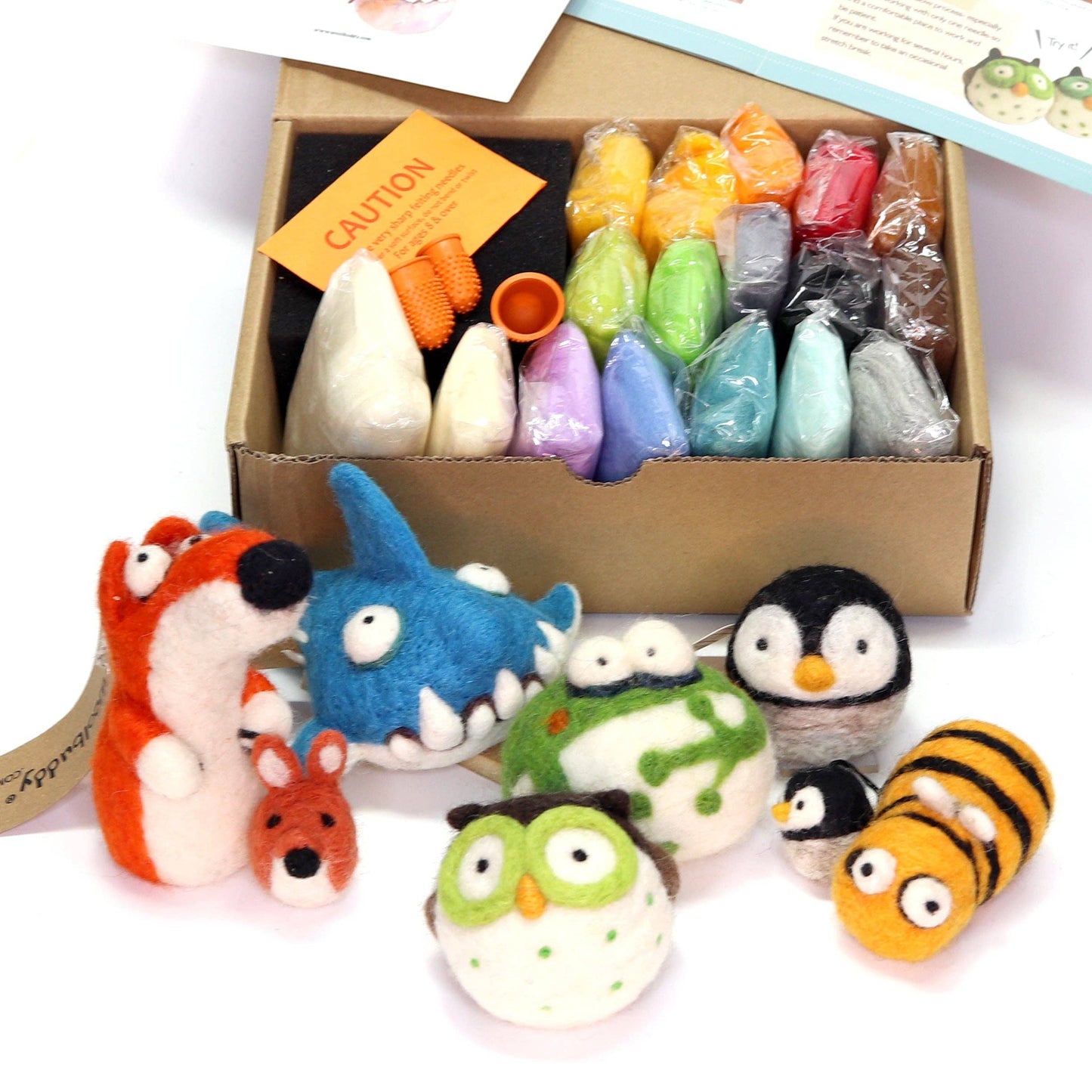 Woolbuddy Needle Felting Starter Kit Craft Kits