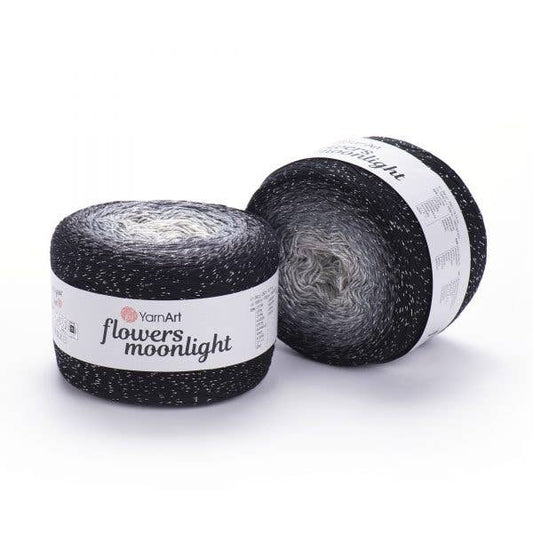 Yarn & Soul YarnArt Flowers Moonlight Glitter Cotton Yarn Yarn