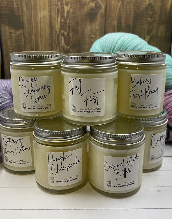 North Woods & Wicks CO Hand-Poured Soy Wax Candle Yarn