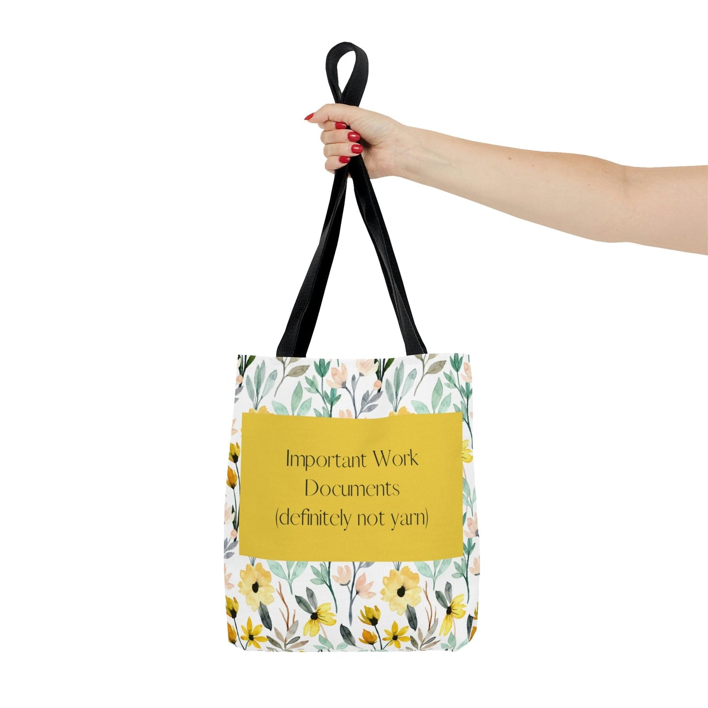 Printify Important Work Document Tote Bag Bags