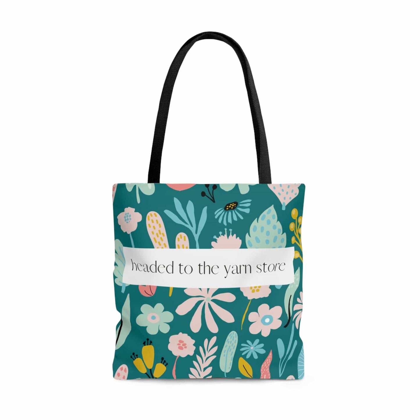 Printify Large Headed to the Yarn Store Tote Bags