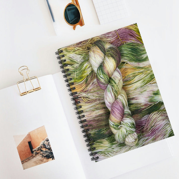 Printify One Size Pistachios Spiral Notebook - Ruled Line Paper products